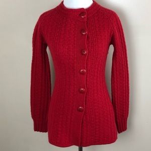 Tabitha (Anthro) Red Wool Jacket